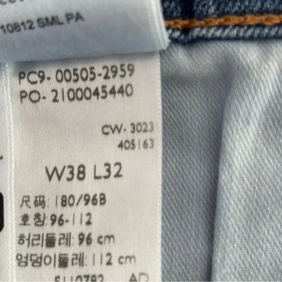 Levi's 505 Men's Jeans Size 38x32, Blue, Regular Straight, Denim. BRAND NEW. - Picture 9 of 12